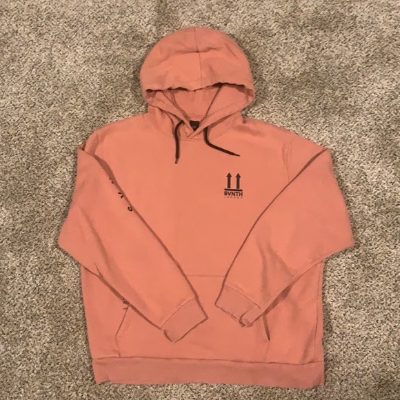 River Island Shirts Svnth London Hoodie Salmon Colored Poshmark